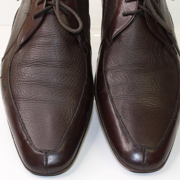 Rare Mezlan Custom Brown Leather Dress Shoes (8.5 US) - Picture 5 of 9